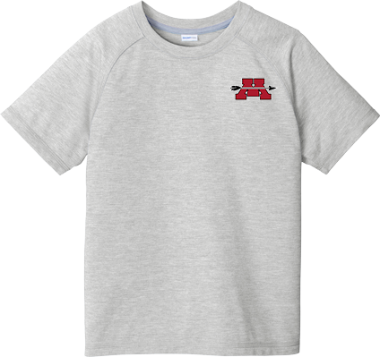 Mercer Arrows Youth PosiCharge  Tri-Blend Wicking Raglan Tee