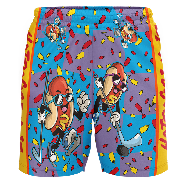 Randolph Middle School Hot Dog Adult Workout Wear Shorts