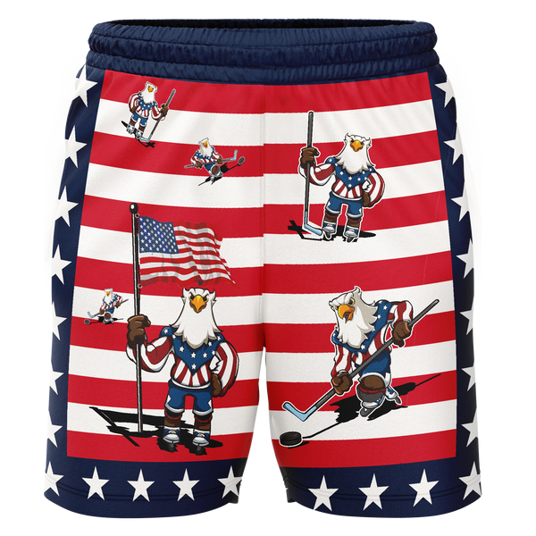 Randolph Middle School American Eagle Adult Workout Wear Shorts
