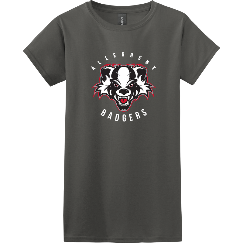 Scary Badgers Softstyle Ladies' T-Shirt