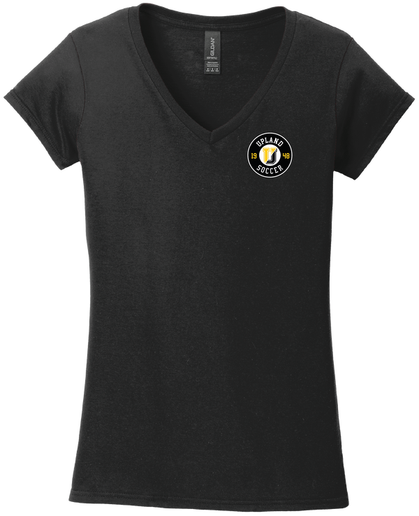 Upland Soccer Softstyle Ladies Fit V-Neck T-Shirt