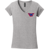 Mid-Fairfield Softstyle Ladies Fit V-Neck T-Shirt