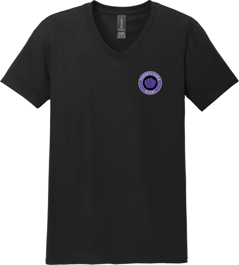 PA Roses Softstyle V-Neck T-Shirt
