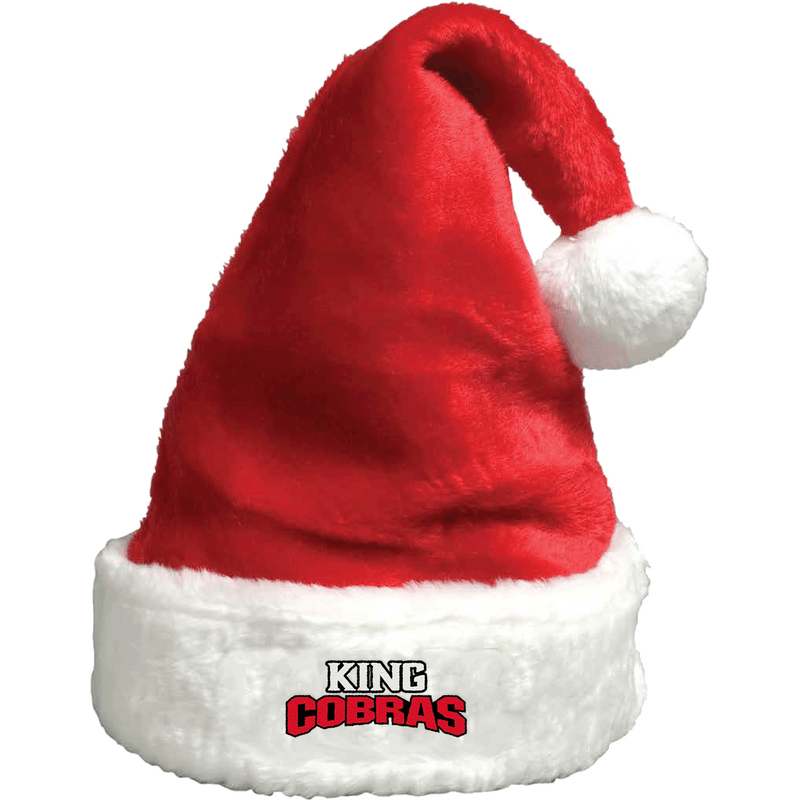 King Cobras Plush Santa Hat