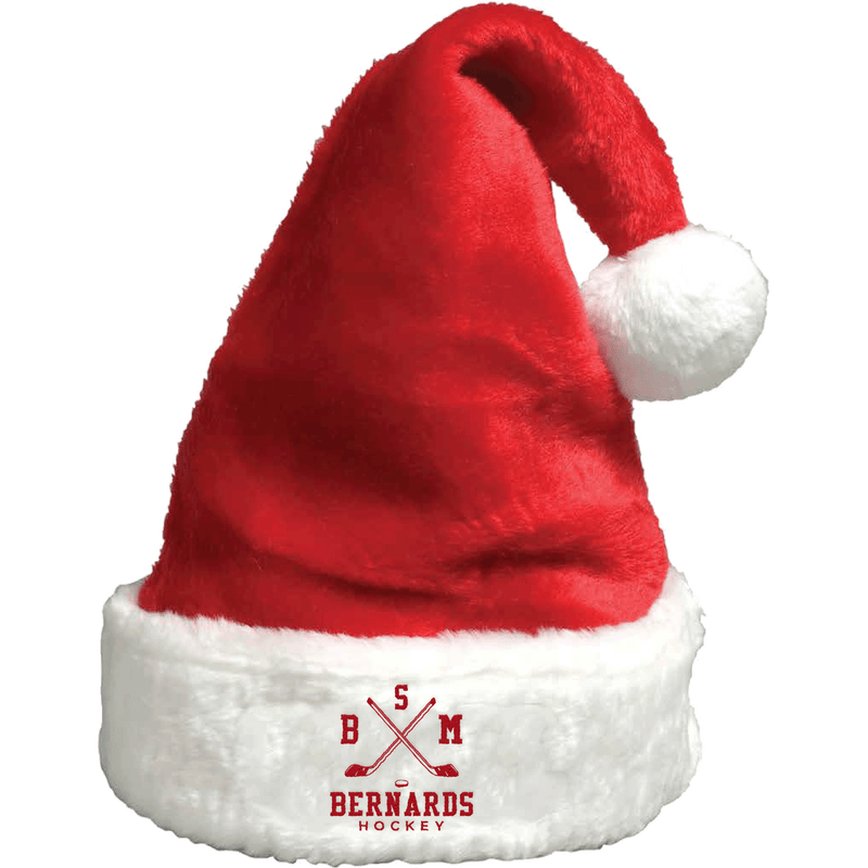 BSM Bernards Plush Santa Hat