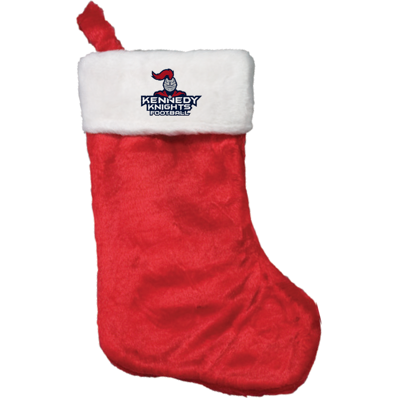 JFK Knights Football Plush Christmas Stocking