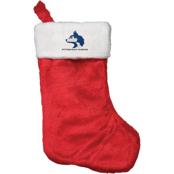 Pittsburgh Huskies Plush Christmas Stocking