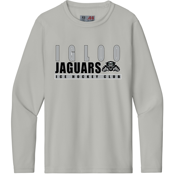 Igloo Jaguars Youth Cooling Performance Long Sleeve Tee