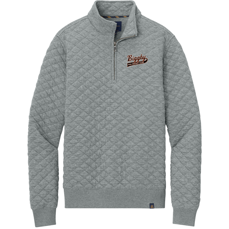 Biggby Coffee AAA Brooks Brothers Diamond Quilt 1/4-Zip