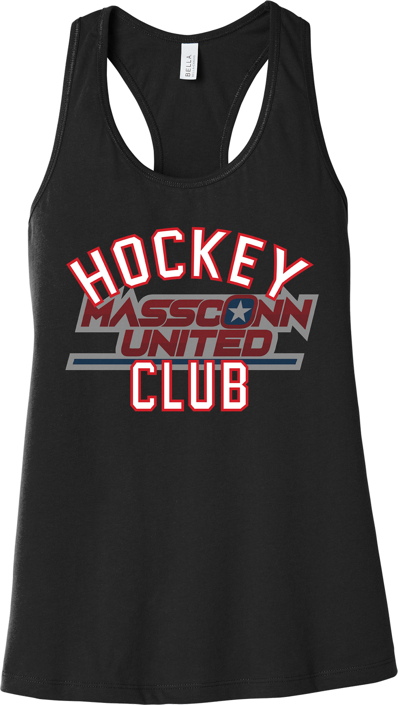 Mass Conn United Womens Jersey Racerback Tank