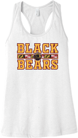 Maryland Black Bears Womens Jersey Racerback Tank