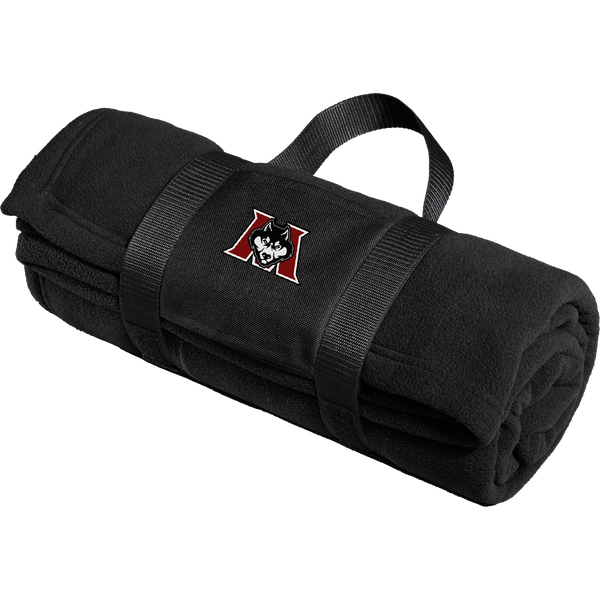 Matawan Fleece Blanket with Carrying Strap