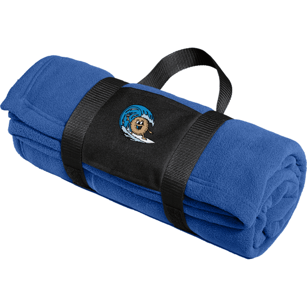 BagelEddi's Fleece Blanket with Carrying Strap