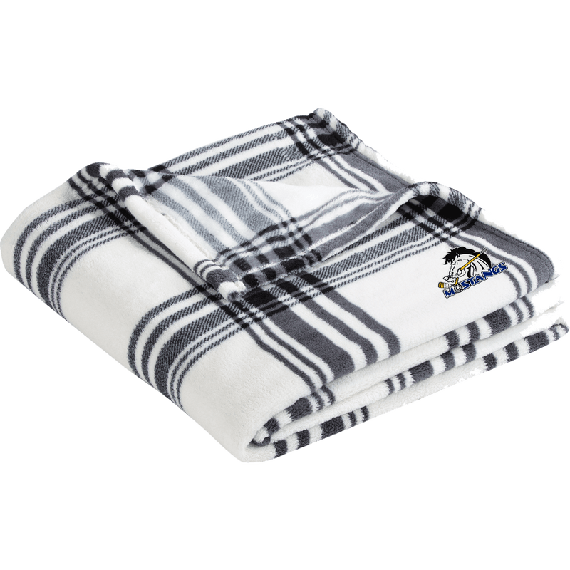 Mid-State Mustangs Ultra Plush Blanket