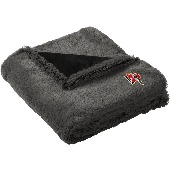 NY Aviators Faux Fur Blanket