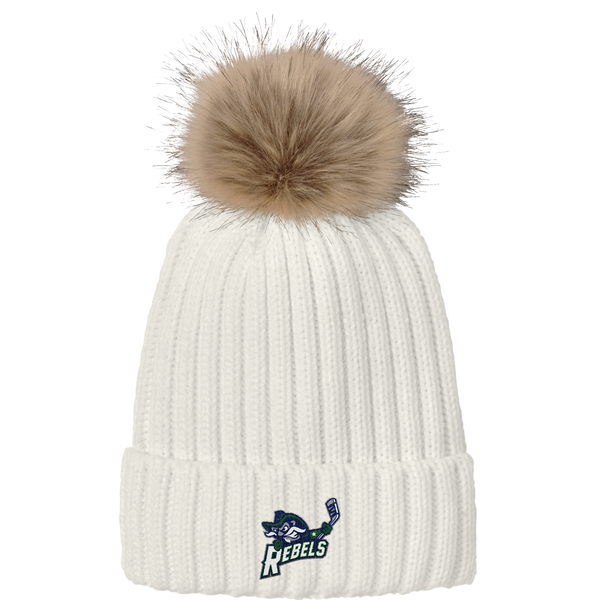 Kensington Valley Rebels Faux Fur Pom Beanie