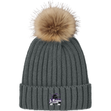 Old Bridge Jr. Knights Faux Fur Pom Beanie