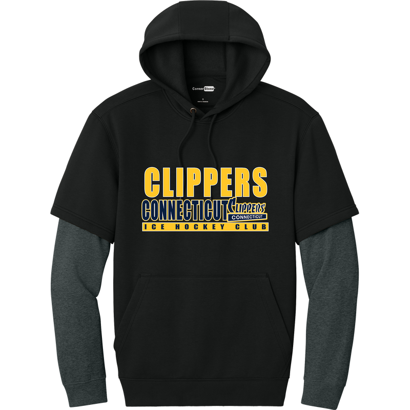 CT Clippers Tough Fleece Layered Hoodie