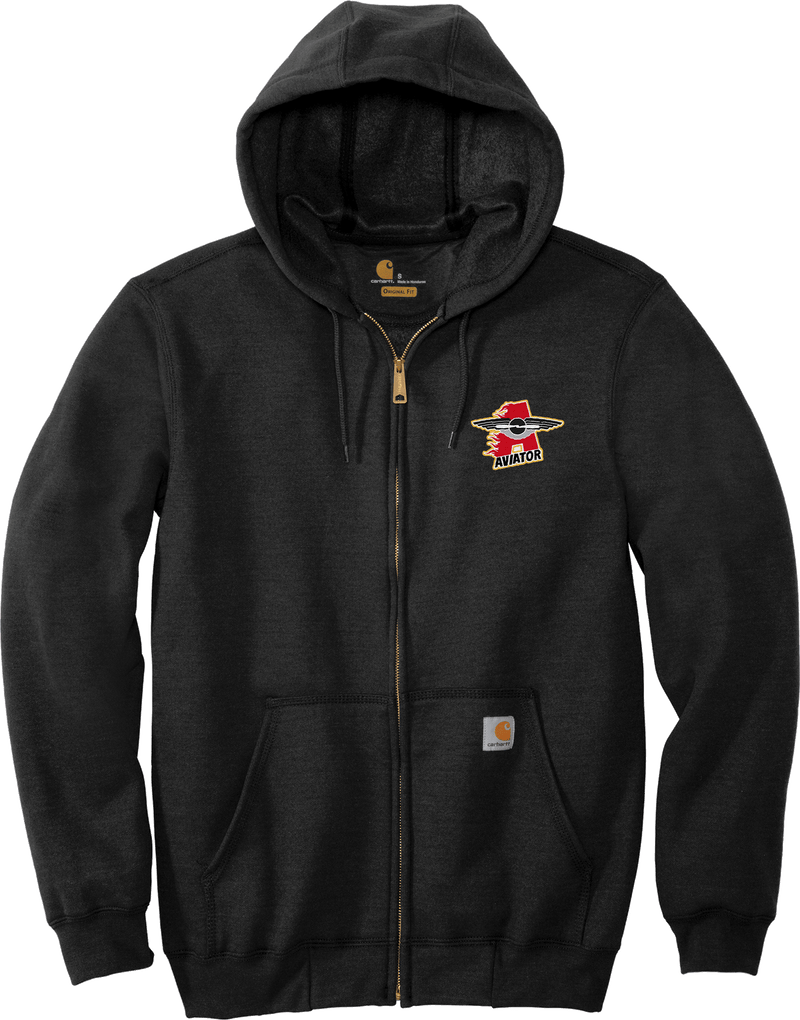 NY Aviators Carhartt Midweight Hooded Zip-Front Sweatshirt