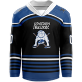 Chicago Jr. Bulldogs Mites Youth Goalie Sublimated Jersey