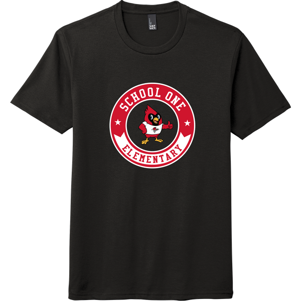 School One Elementary Adult 'Circle' Perfect Tri Tee