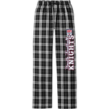 Knights Youth Football Women’s Flannel Plaid Pant