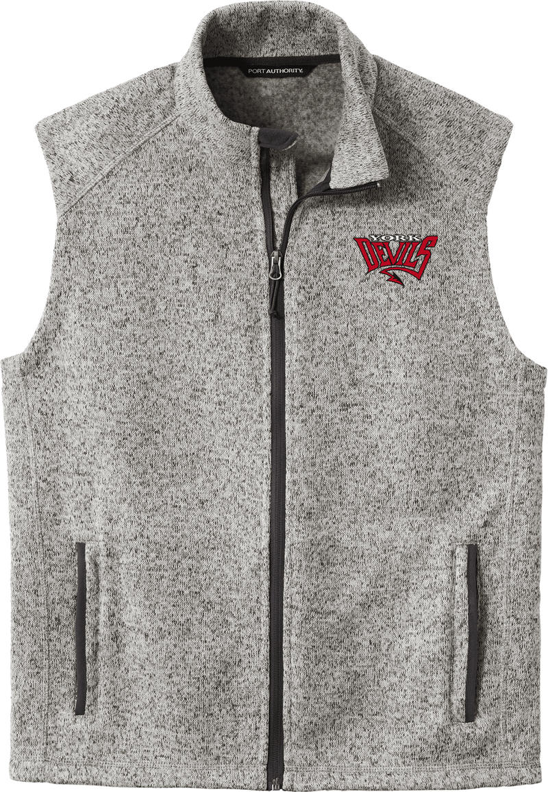 York Devils Sweater Fleece Vest