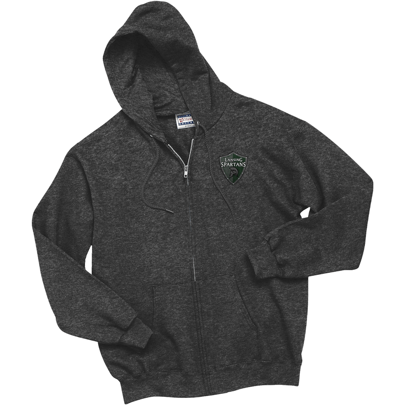 Lansing Spartans Ultimate Cotton - Full-Zip Hooded Sweatshirt