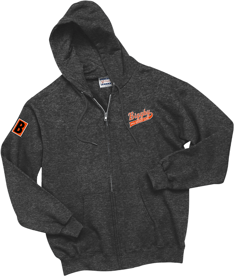 Biggby Coffee AAA Ultimate Cotton - Full-Zip Hooded Sweatshirt