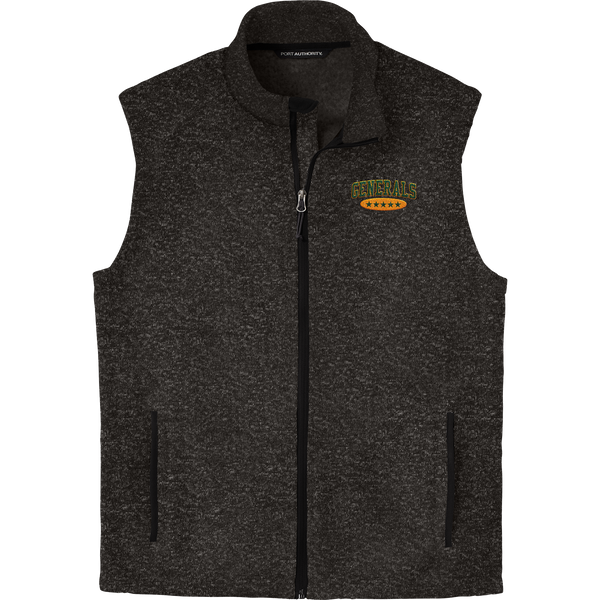 Red Bank Generals Sweater Fleece Vest