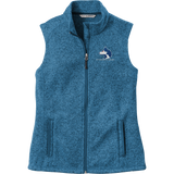 Pittsburgh Huskies Ladies Sweater Fleece Vest