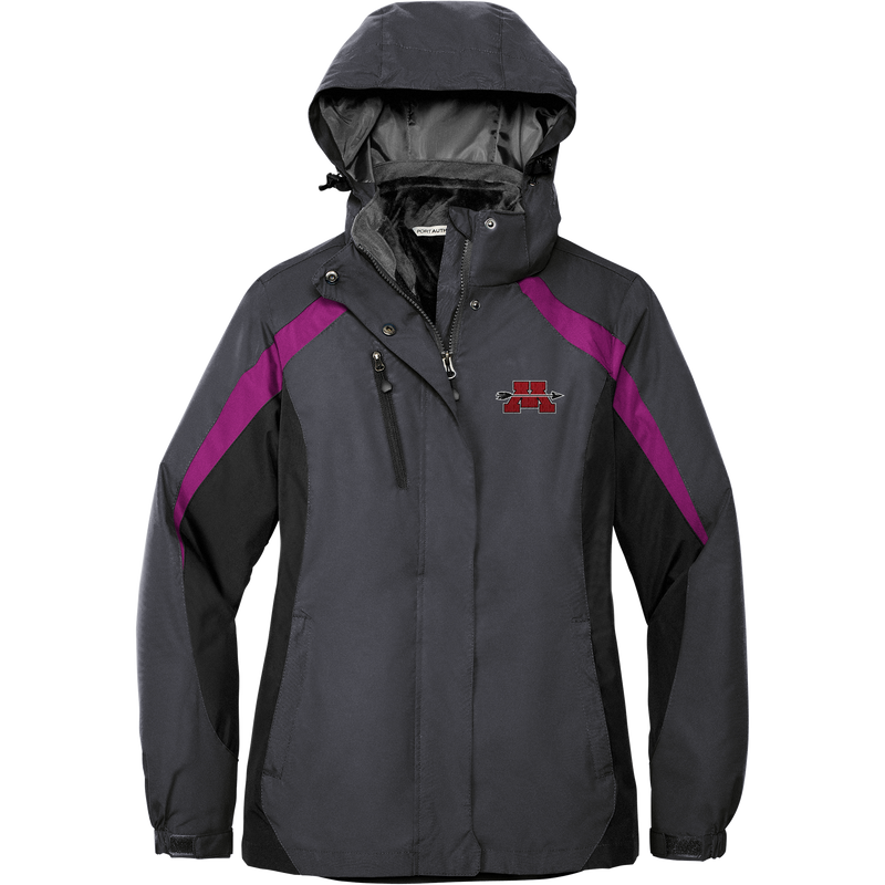 Mercer Arrows Ladies Colorblock 3-in-1 Jacket