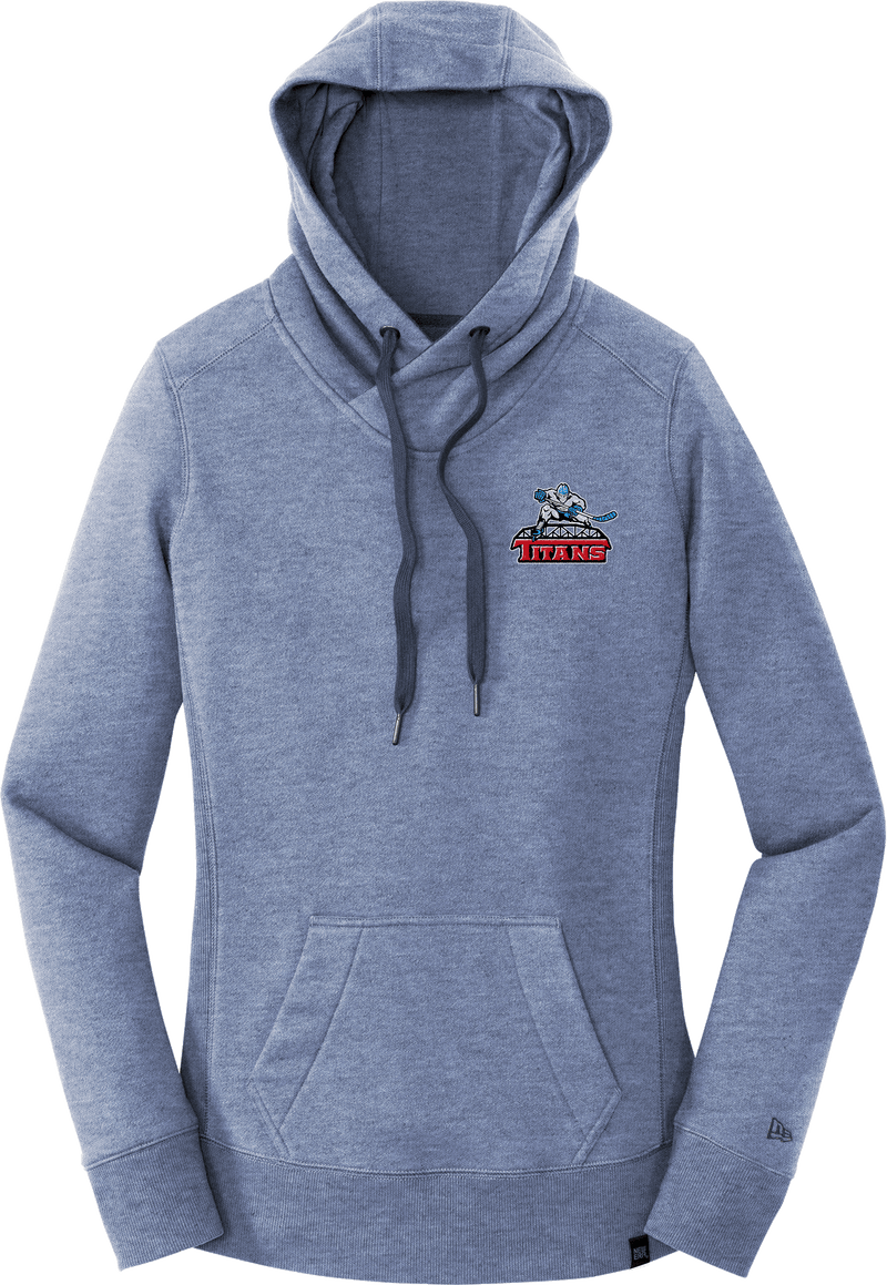 NJ Titans New Era Ladies French Terry Pullover Hoodie