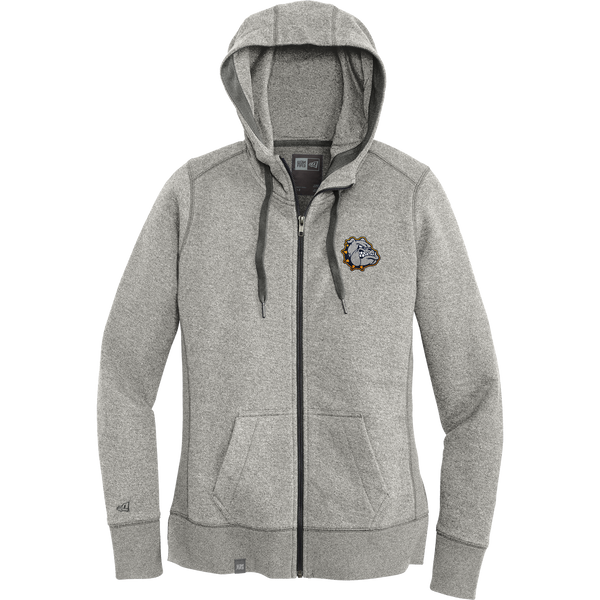 Chelsea Bulldogs New Era Ladies French Terry Full-Zip Hoodie