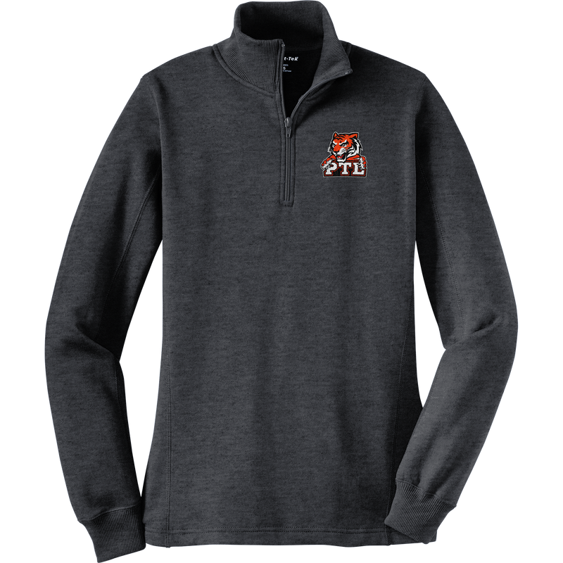 Princeton Tiger Lilies Ladies 1/4-Zip Sweatshirt