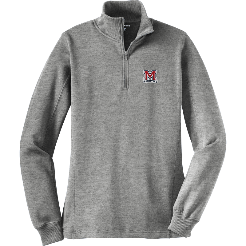 Jr. Mounties Ladies 1/4-Zip Sweatshirt