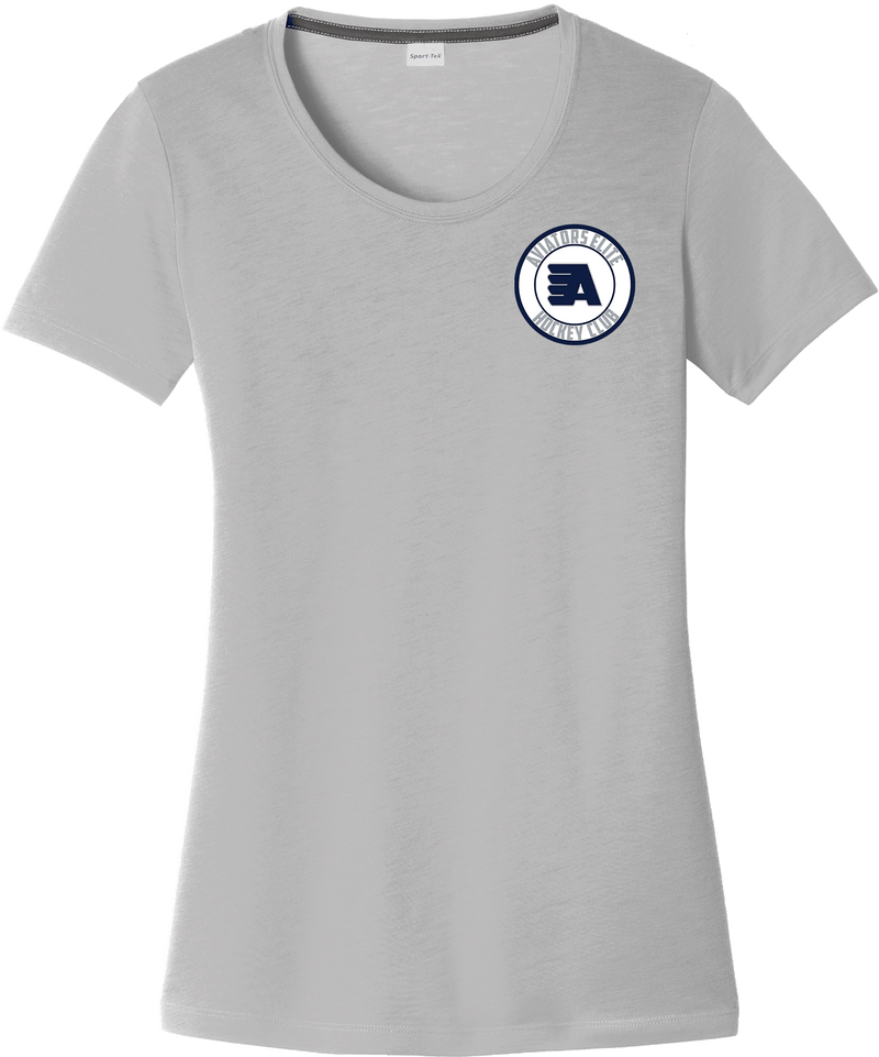 Aspen Aviators Ladies PosiCharge Competitor Cotton Touch Scoop Neck Tee