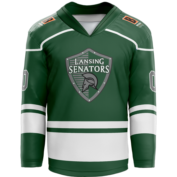 Lansing Senators Adult Goalie Reversible Sublimated Jersey