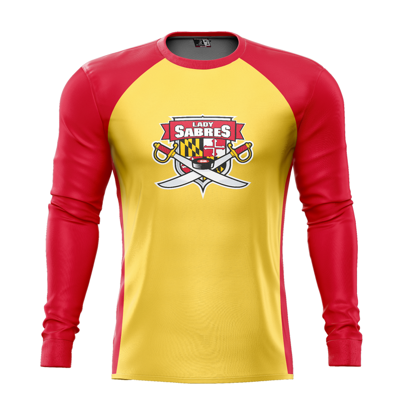 SOMD Lady Sabres Adult Sublimated Long Sleeve Tee