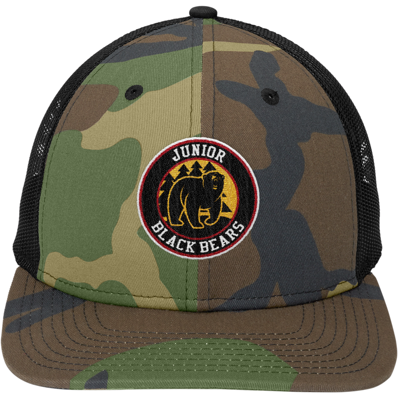 MD Jr. Black Bears New Era Snapback Low Profile Trucker Cap