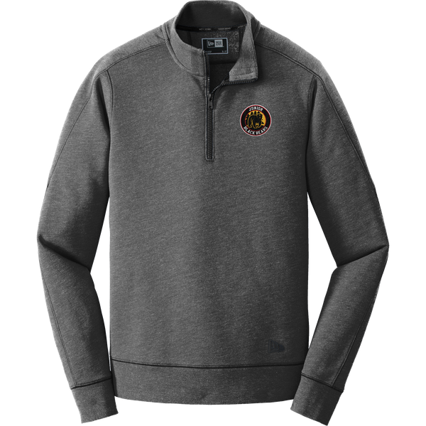 MD Jr. Black Bears New Era Tri-Blend Fleece 1/4-Zip Pullover