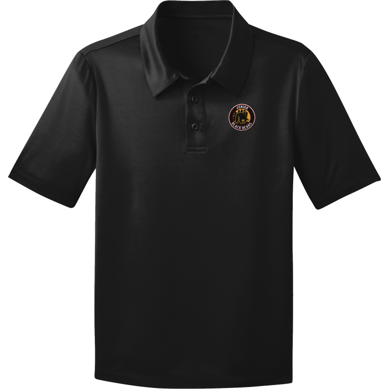 MD Jr. Black Bears Youth Silk Touch Performance Polo