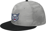 CT Bobcats New Era Camo Flat Bill Snapback Cap