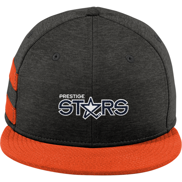 Prestige Stars New Era Shadow Heather Striped Flat Bill Snapback Cap