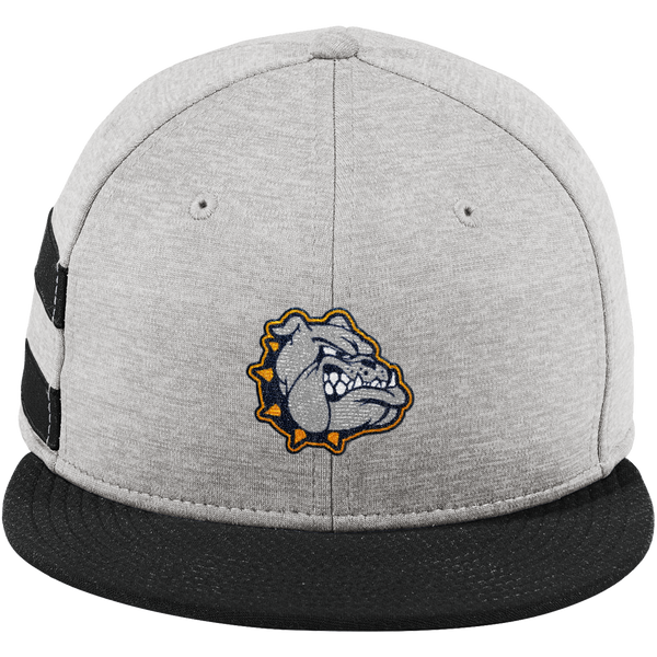 Chelsea Bulldogs New Era Shadow Heather Striped Flat Bill Snapback Cap