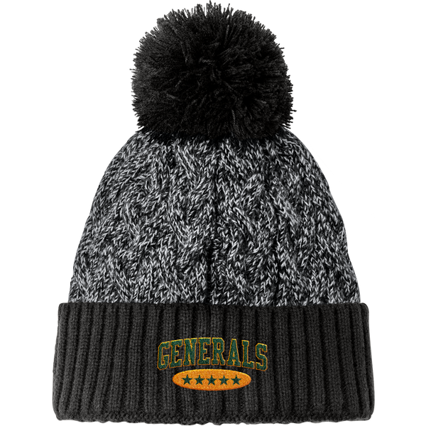 Red Bank Generals New Era Marled Knit Pom Beanie