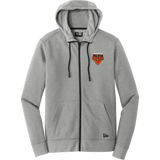 Pennsauken Pilots New Era Tri-Blend Fleece Full-Zip Hoodie