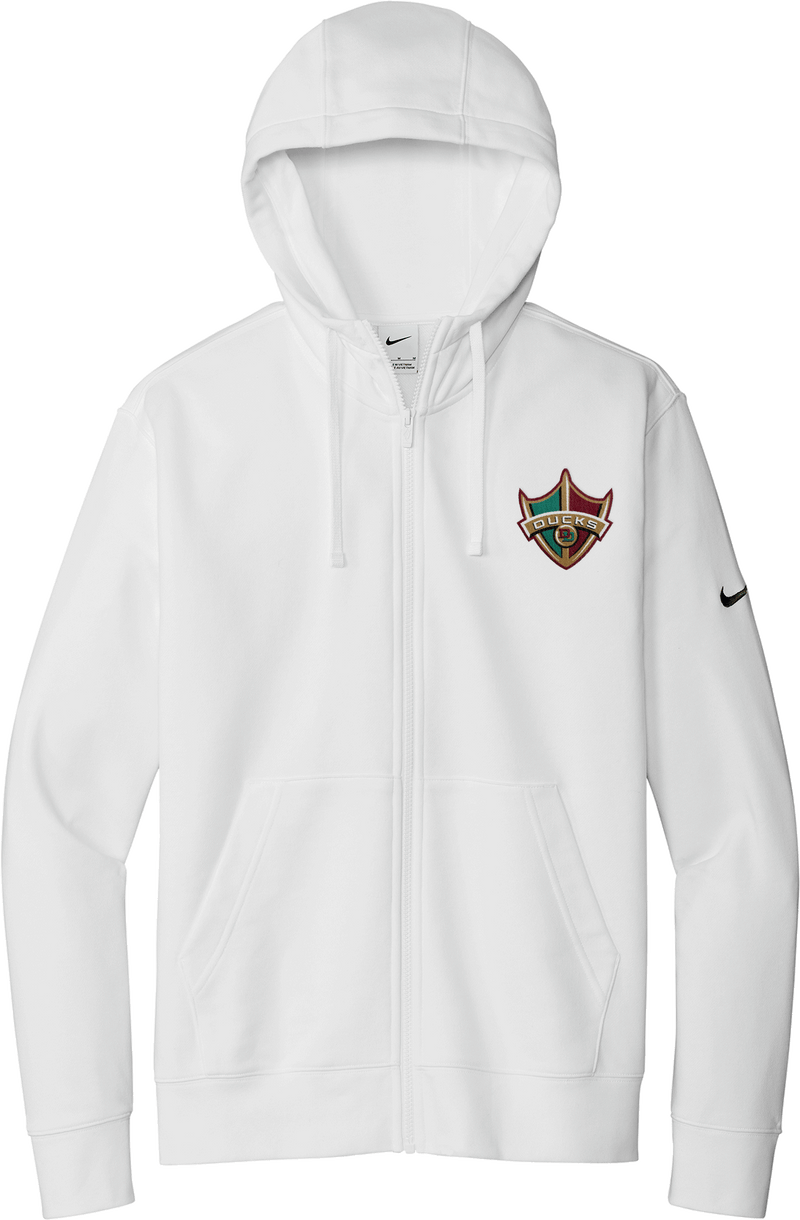 Delaware Ducks Nike Club Fleece Sleeve Swoosh Full-Zip Hoodie