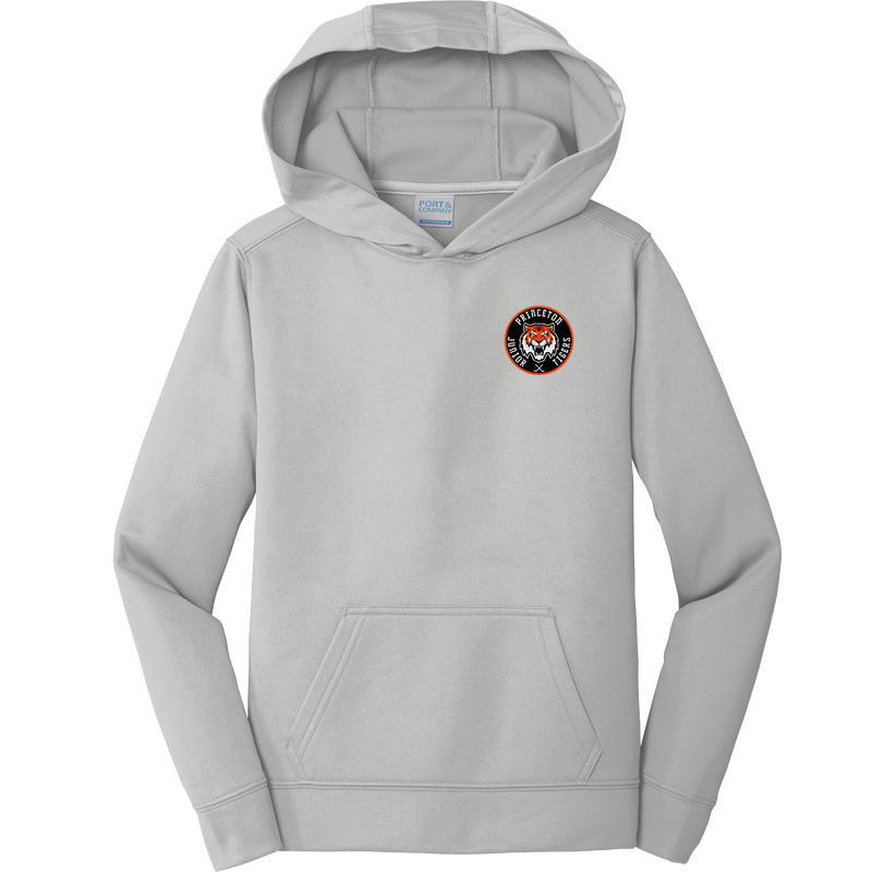 Princeton Jr. Tigers Youth Performance Fleece Pullover Hooded Sweatshirt