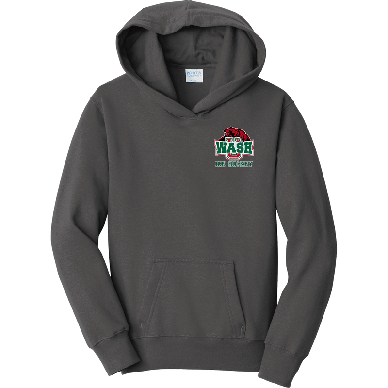 Wash U Youth Fan Favorite Fleece Pullover Hooded Sweatshirt